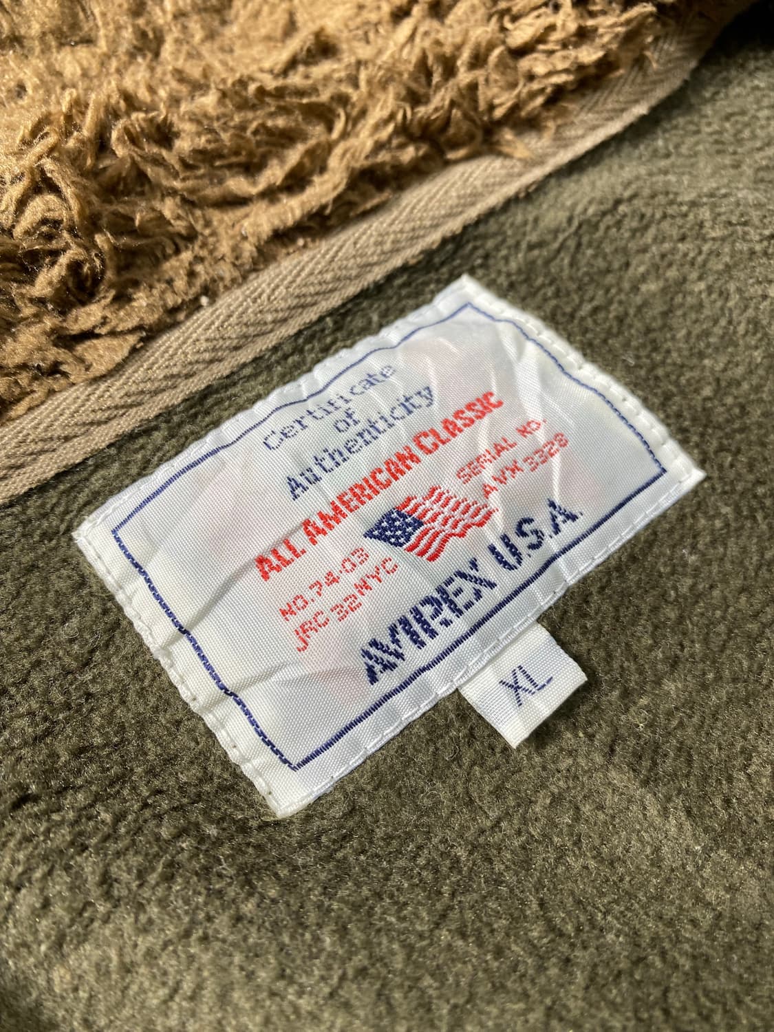 [XL] Avirex USA 아비렉스 밀리터리 코튼 집업 상품이미지9