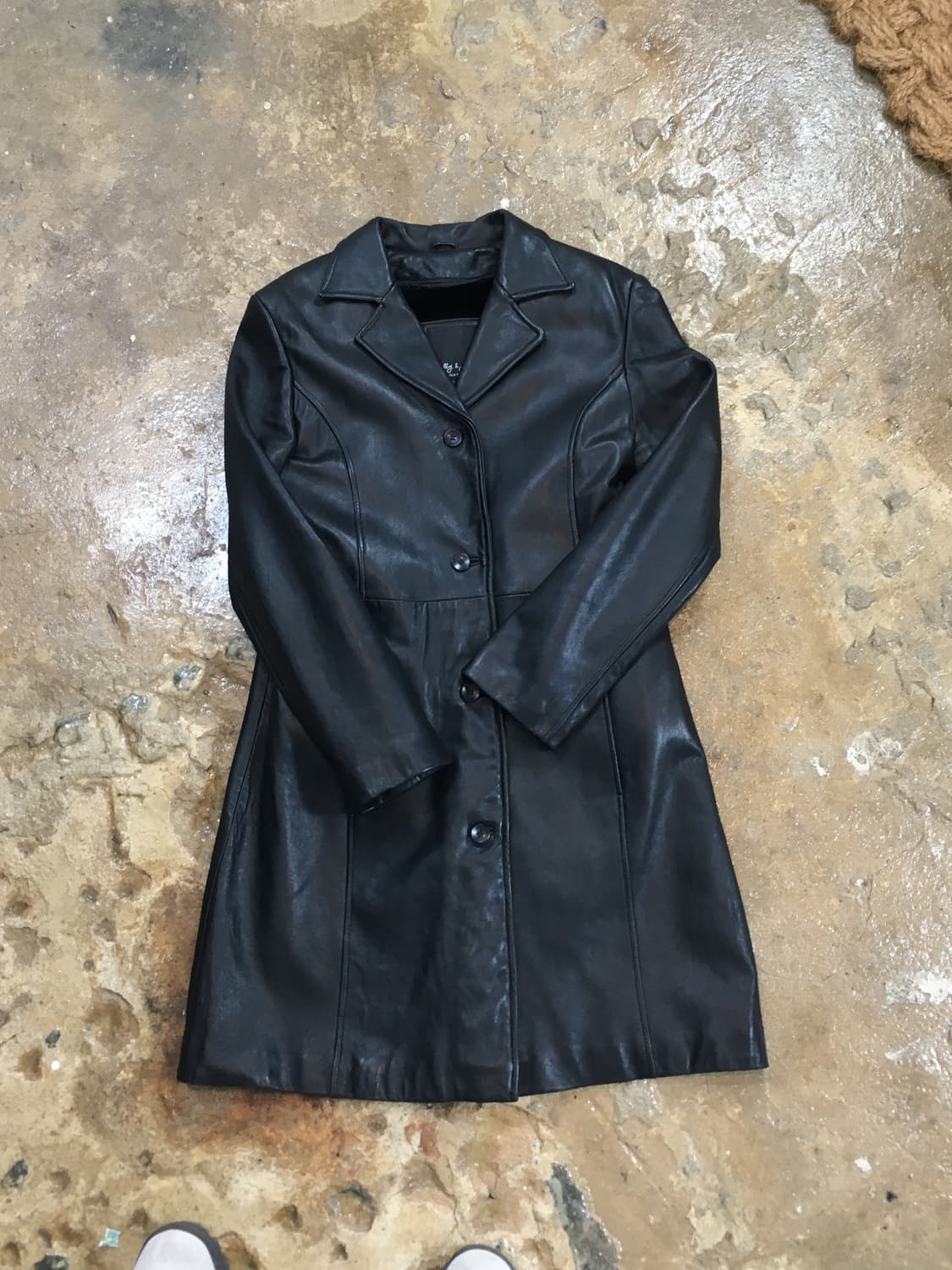 빈티지 가죽 코트 (탈착 퍼조끼0) 상품이미지2