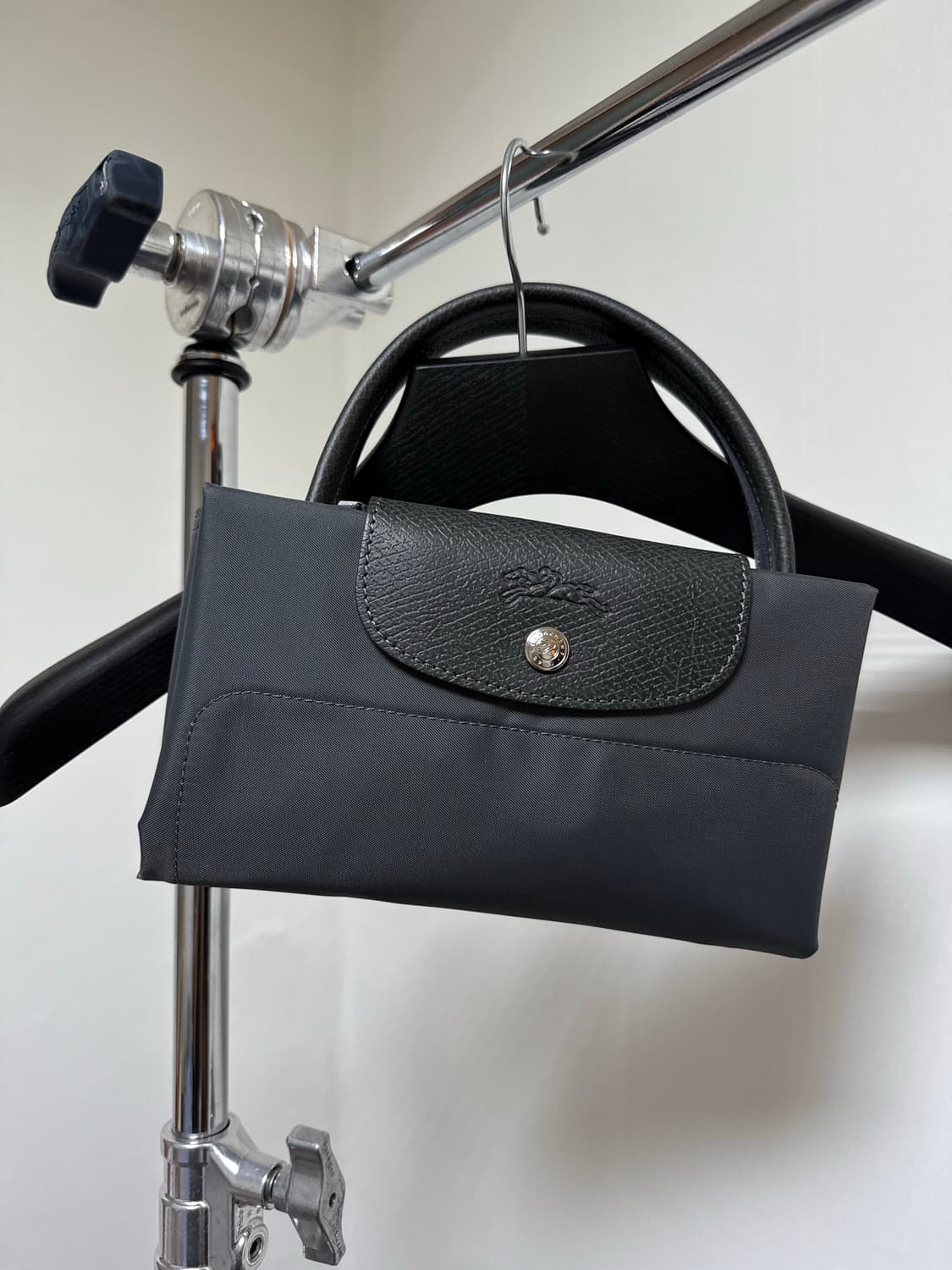 롱샴 르 플리아쥬 그린 M 탑핸들백 상품이미지5