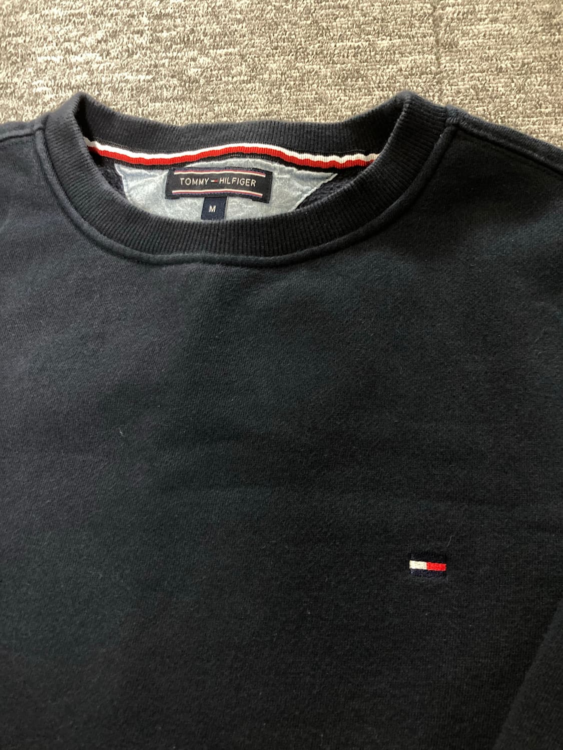 타미힐피거 네이비 맨투맨 M 상품이미지2