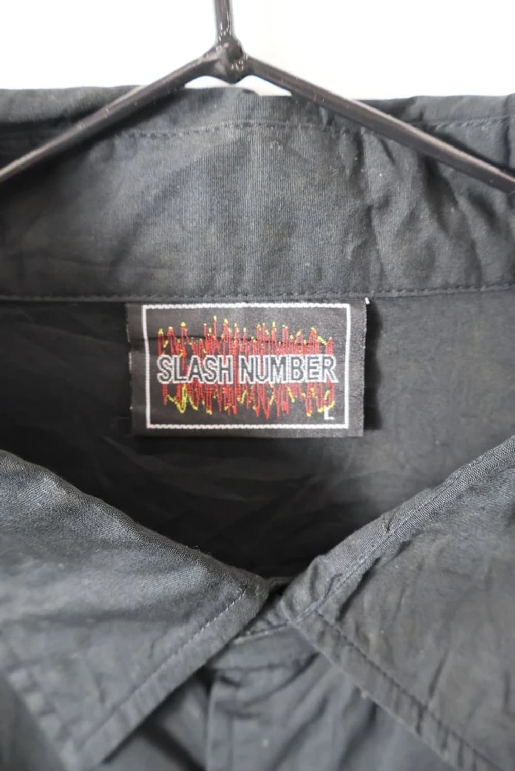 SLASH NUMBER Y2K Punk Buckle Shirt 상품이미지6
