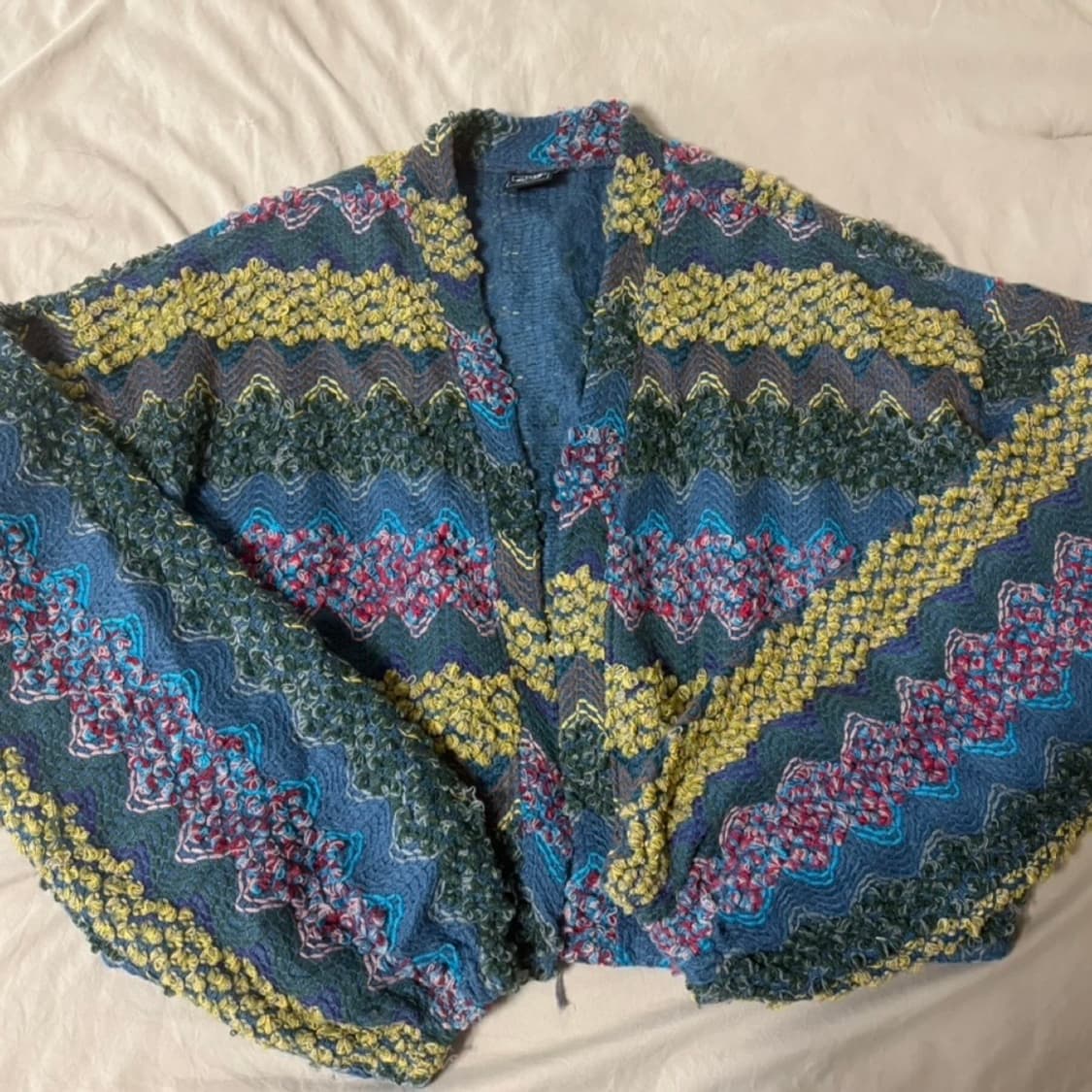 시티브리즈 가디건 빈티지 가든 블루 상품이미지3