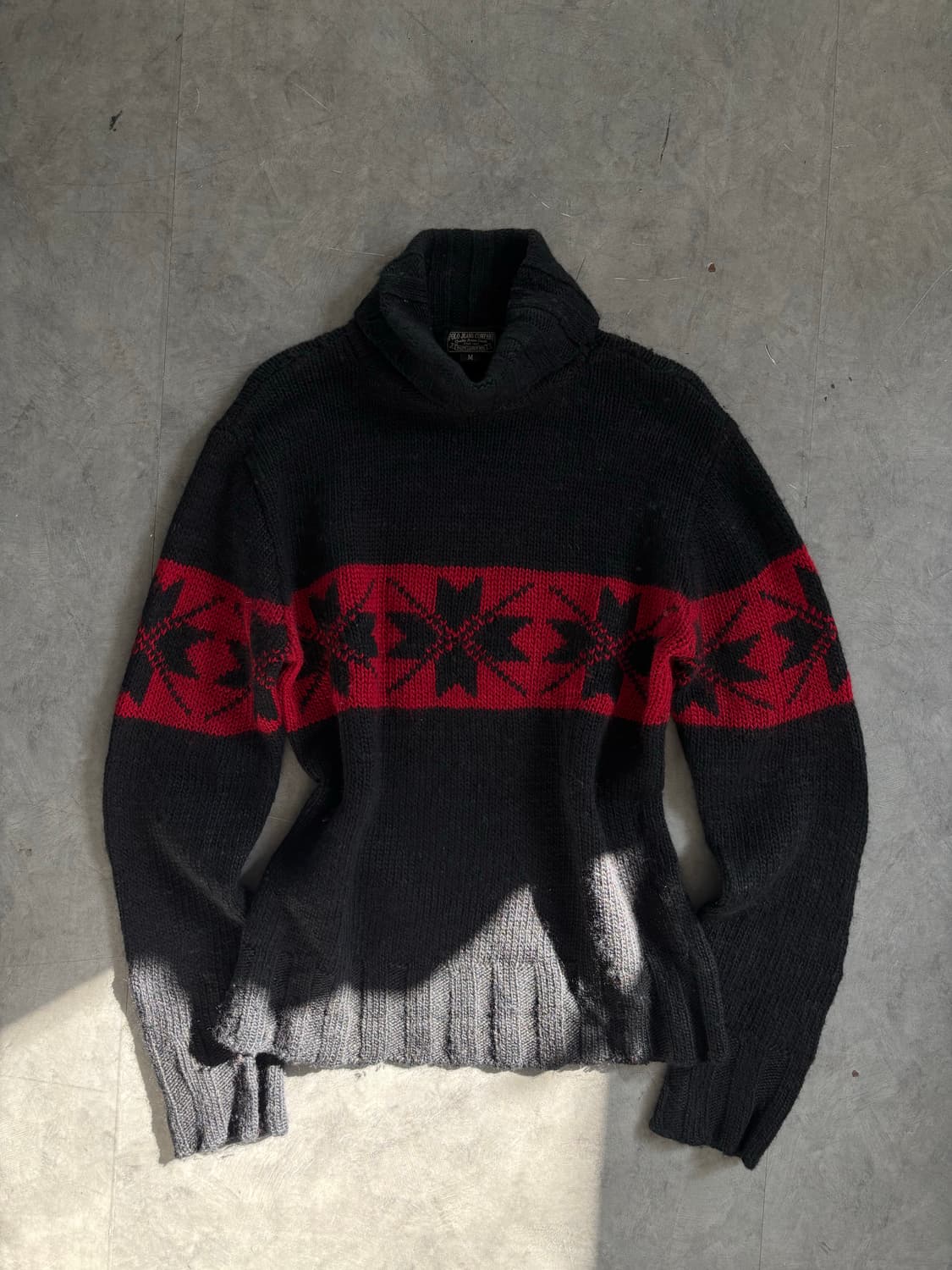 폴로 진스 노르딕 블랙 터틀넥 니트 상품이미지6