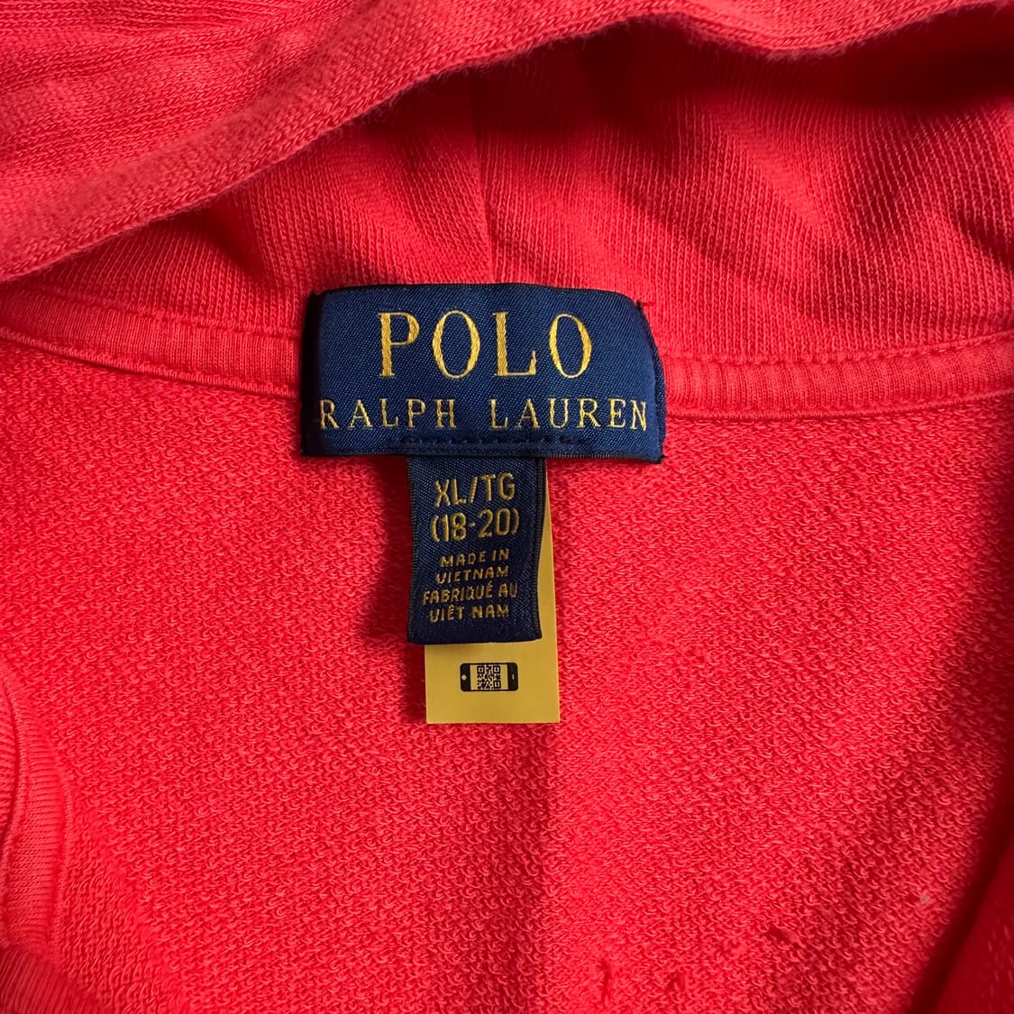 폴로 랄프로렌 보이즈 자몽 후드집업 상품이미지5