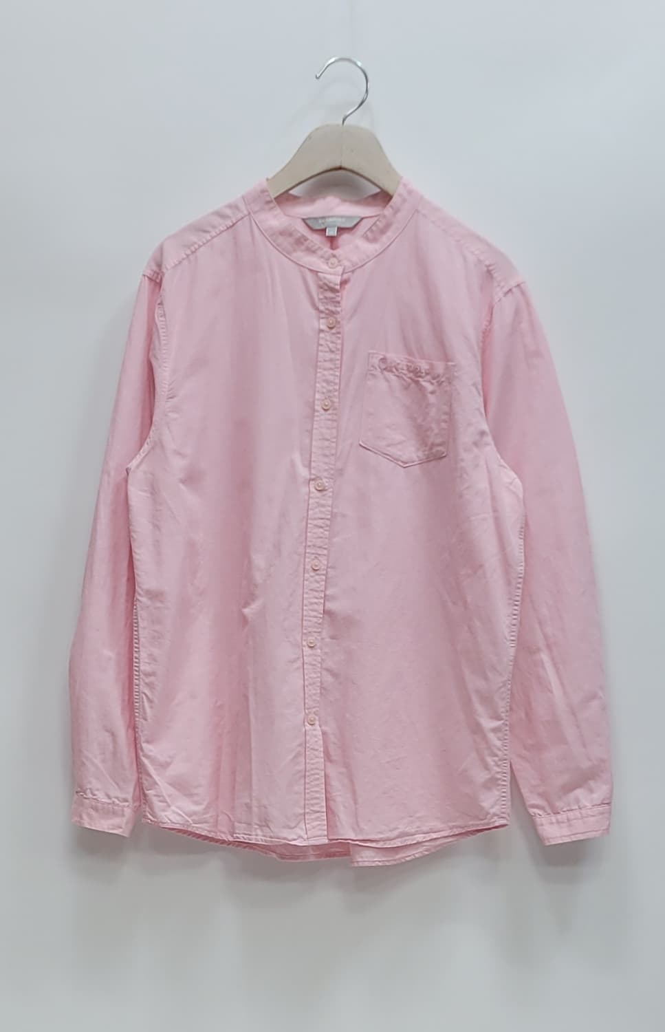 BEANPOLE 빈폴 스탠드 칼라 코튼 린넨 셔츠 / 여 95 인디핑크
 상품이미지1