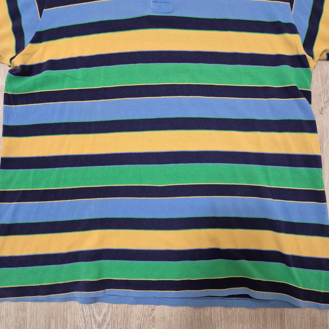 라코스테 프랑스 스트라이프 오버핏 반팔 카라티  상품이미지3