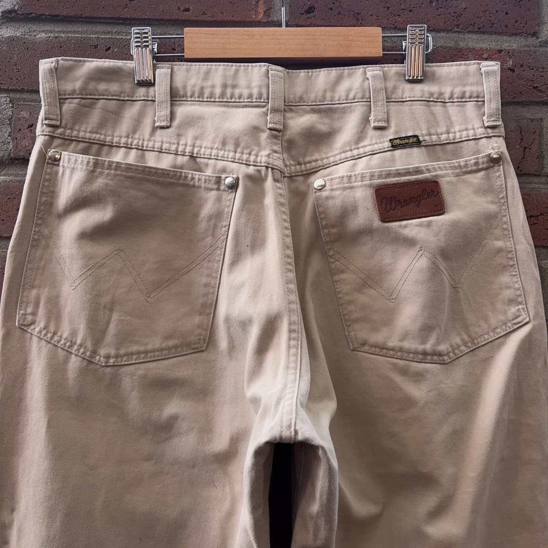 00s 랭글러 Wrangler 재팬 웨스턴 베이지 스트레이트 팬츠 상품이미지9