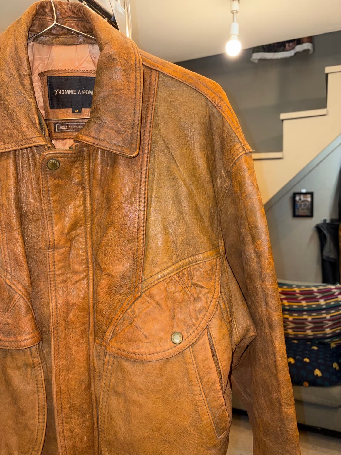 90’s D’ Homme A homme lambskin jacket 상품이미지5