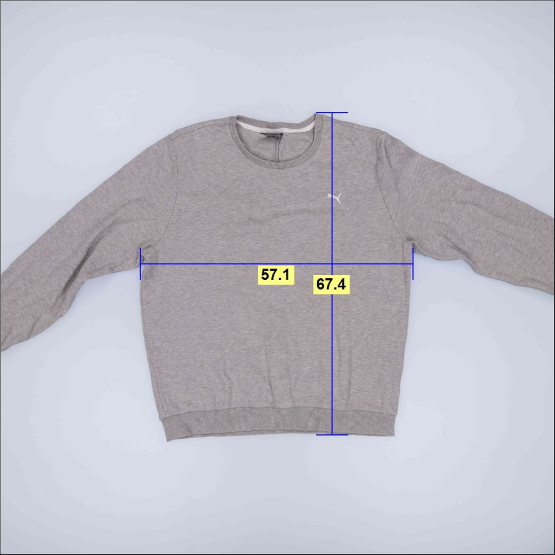 XL 푸마 스몰로고 맨투맨 0421H1 상품이미지5