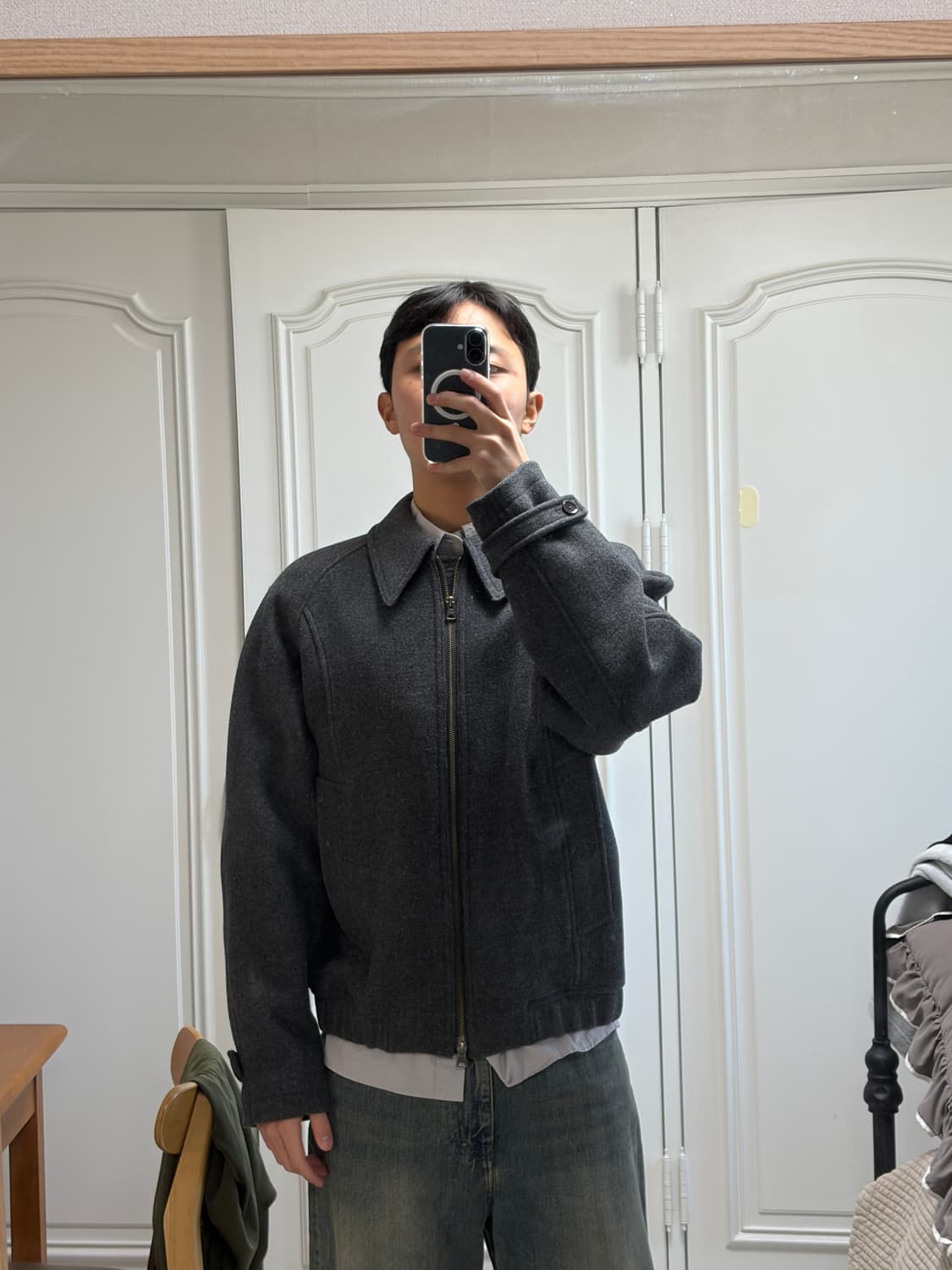 인사일런스 소프트 울 블루종 M 상품이미지8