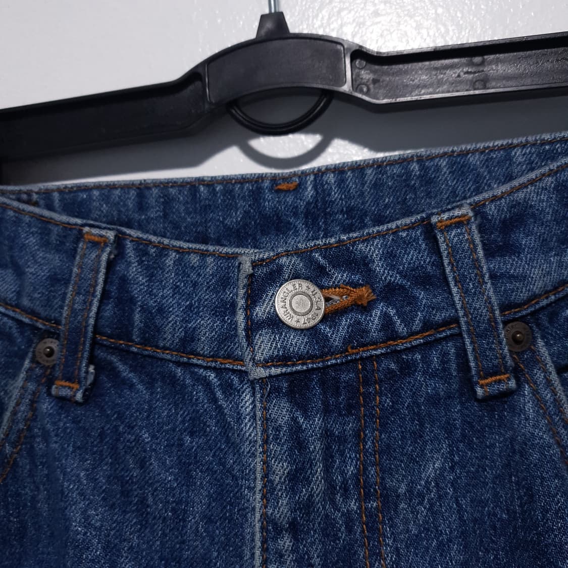 90s 랭글러 USA 어센틱 실루엣 중청 데님 팬츠 청바지 32-33인치 상품이미지4