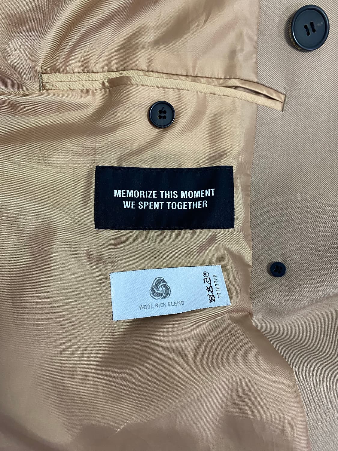 인사일런스 더블 트렌치 울 롱코트 M 상품이미지7