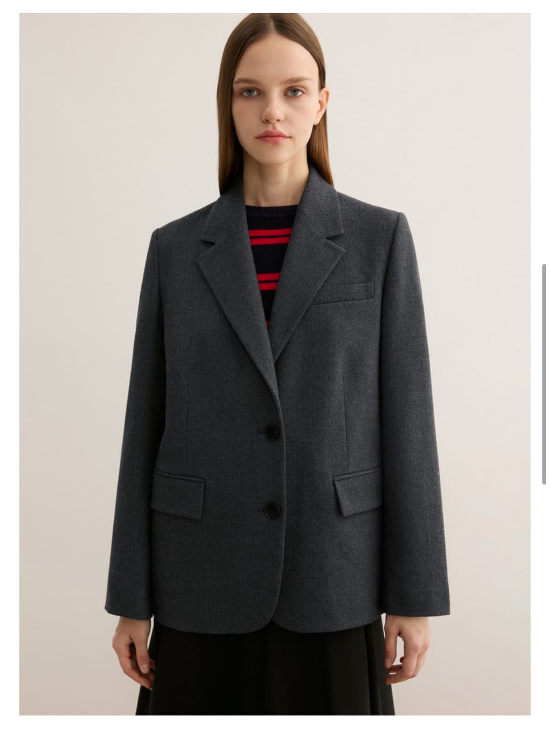 시스티나 헤링본 울 자켓 팝니다 상품이미지1