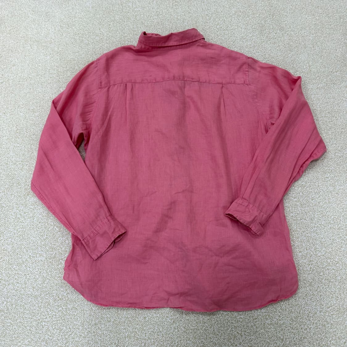 [XL] 유니클로 핑크 린넨 셔츠 0108T1 상품이미지2