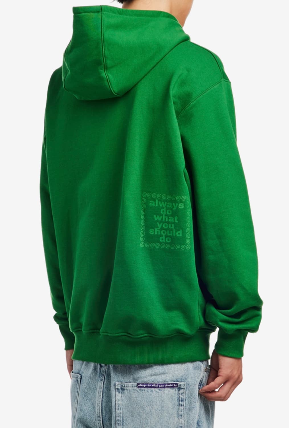 [M] always do what you should do 후드 그린 상품이미지3