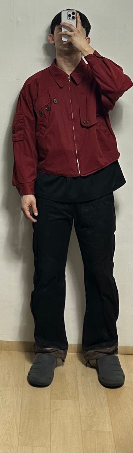 간사이 야마모토 아카이브 포켓 크롭 봄버 상품이미지5