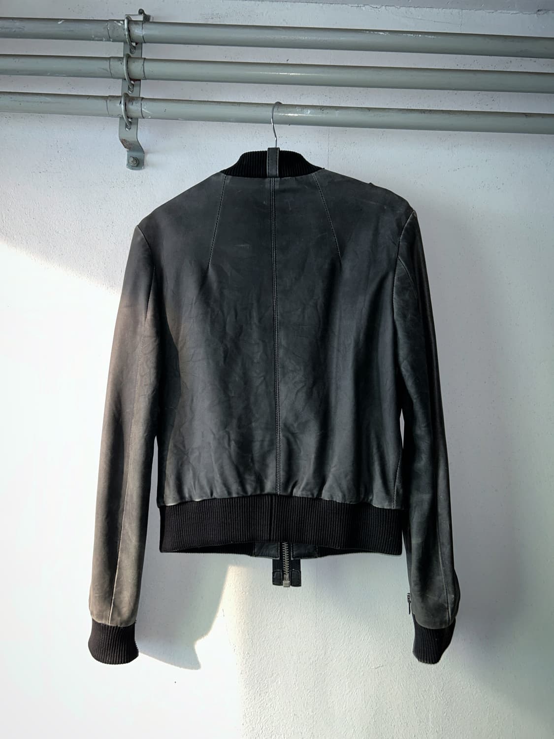 AllSaints  Orten Leather Bomber Jacket 상품이미지2