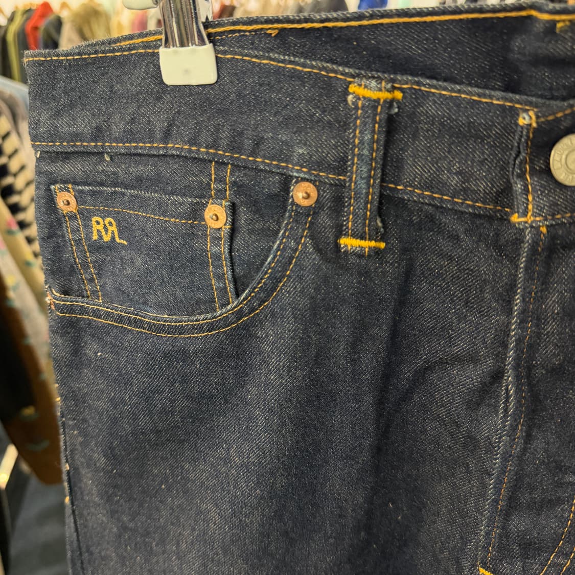 [33] RRL 더블알엘 로우 스트레이트 재팬우븐 셀비지  상품이미지4