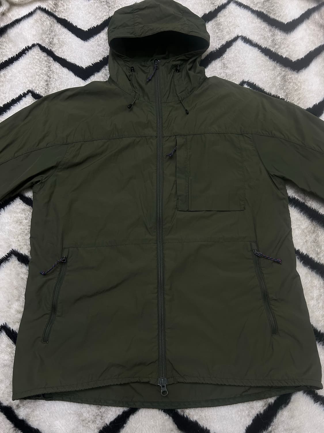 [L]피엘라벤 하이 코스트 후드 바람막이/카키 상품이미지3