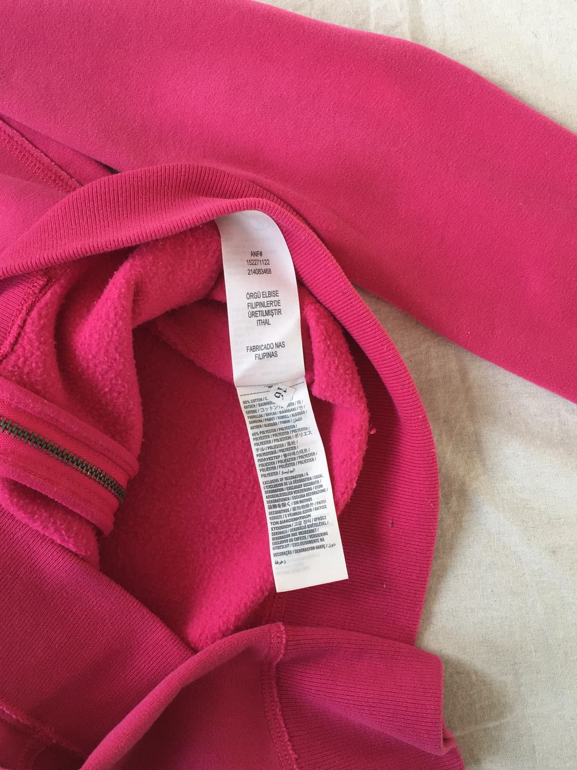 아베크롬비 스펠패치 후드집업 상품이미지6