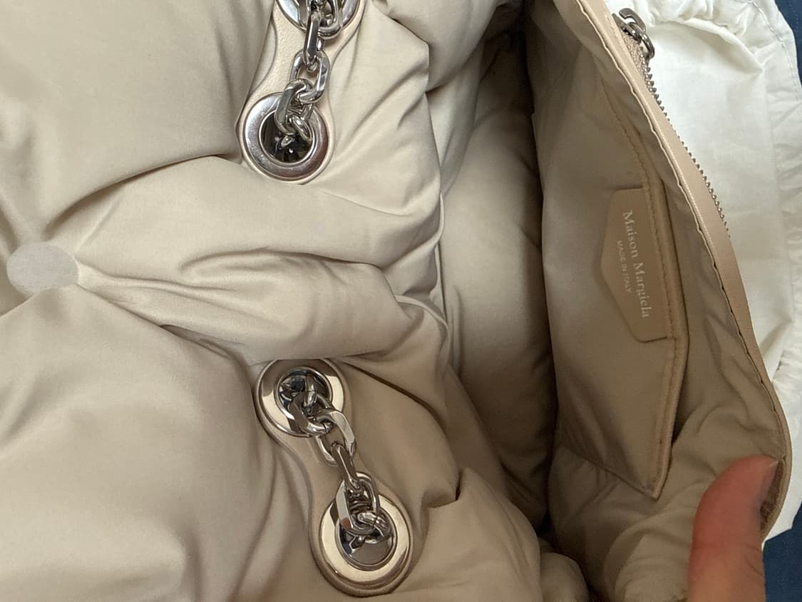 메종 마르지엘라 글램 슬램 플랩 미디움백 베이지 상품이미지5