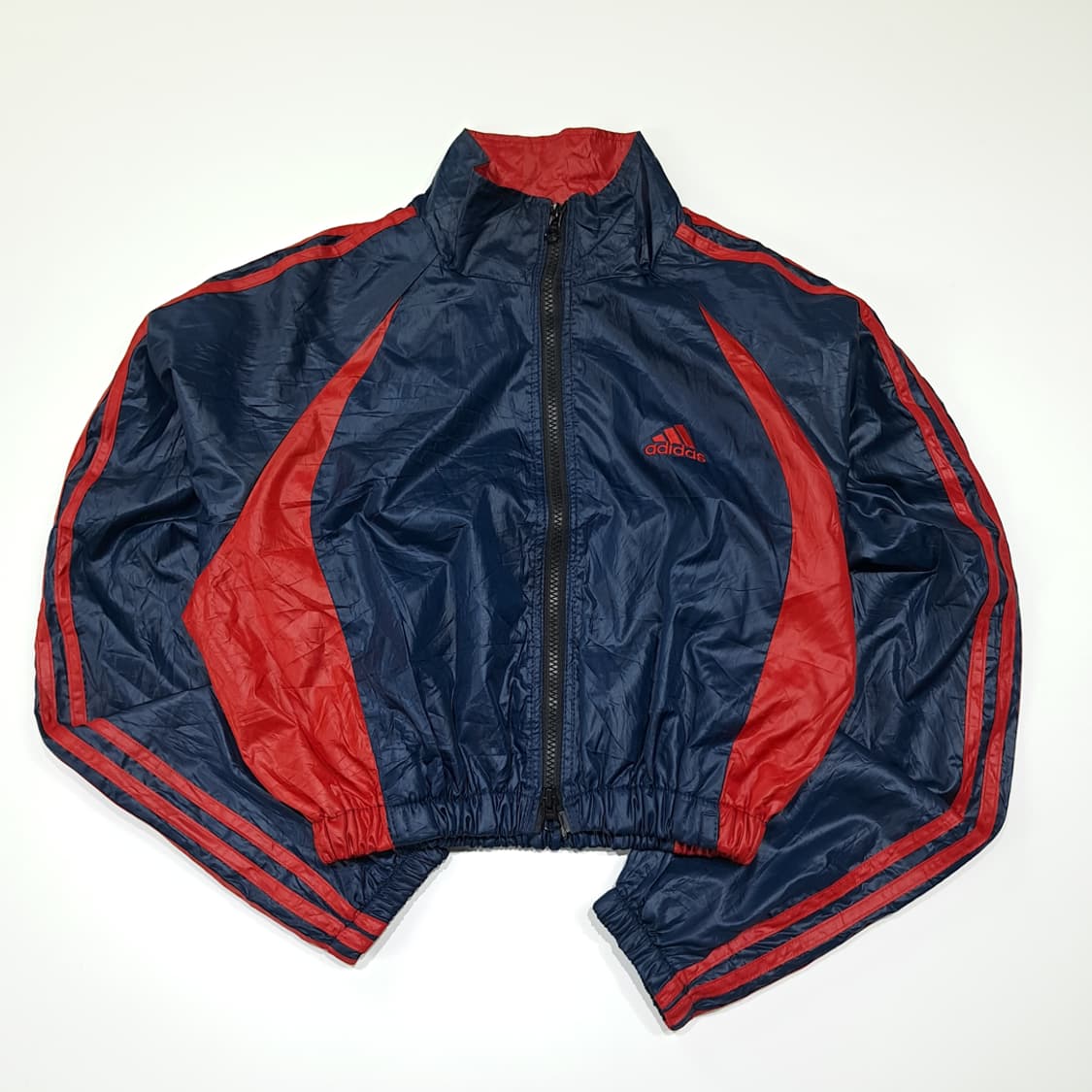 CL874 FREE 아디다스 00s 로얄네이비 바람막이 크롭 자켓 상품이미지1