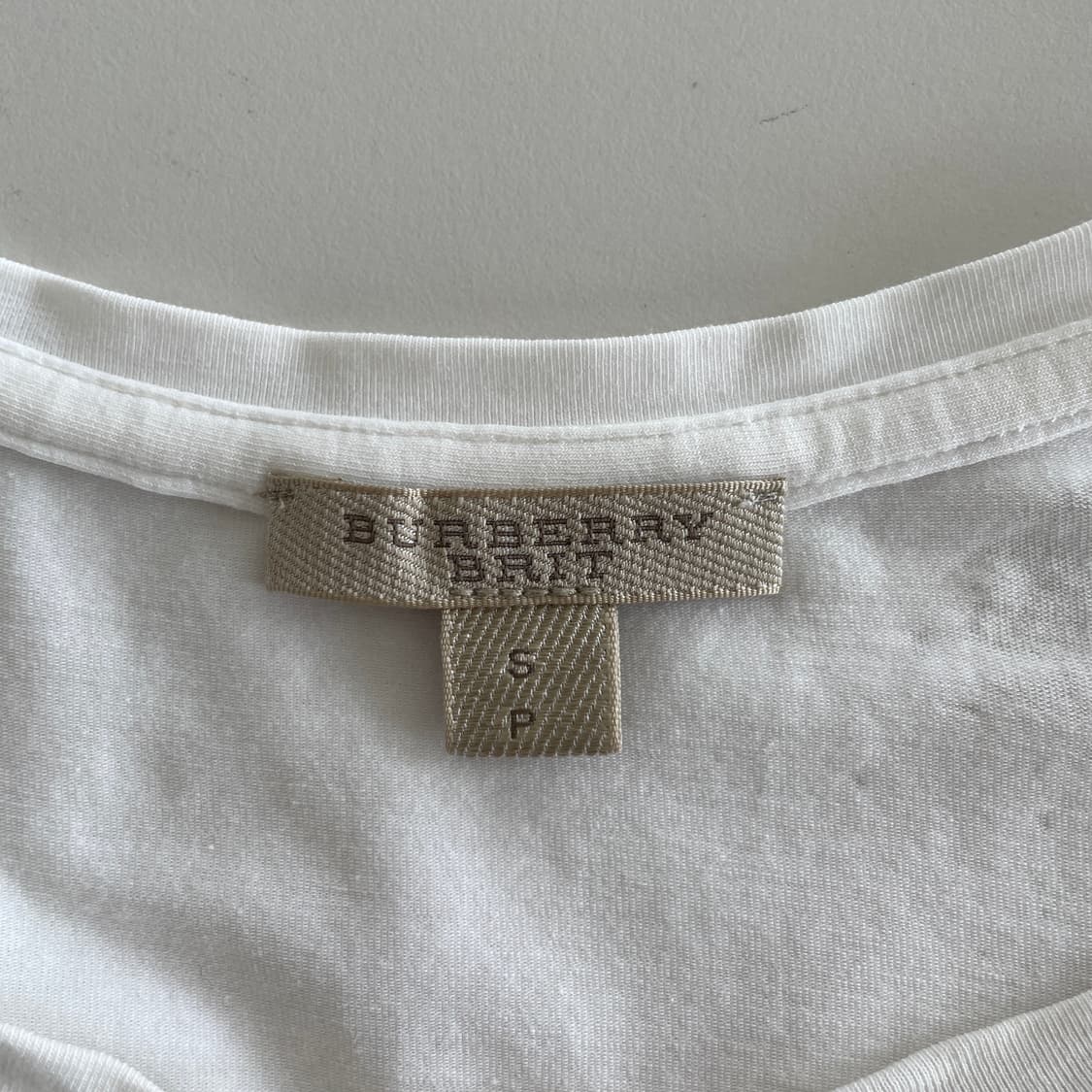 버버리 브릿 S,55 소매 노바 체크 화이트 반팔 티셔츠 상품이미지7