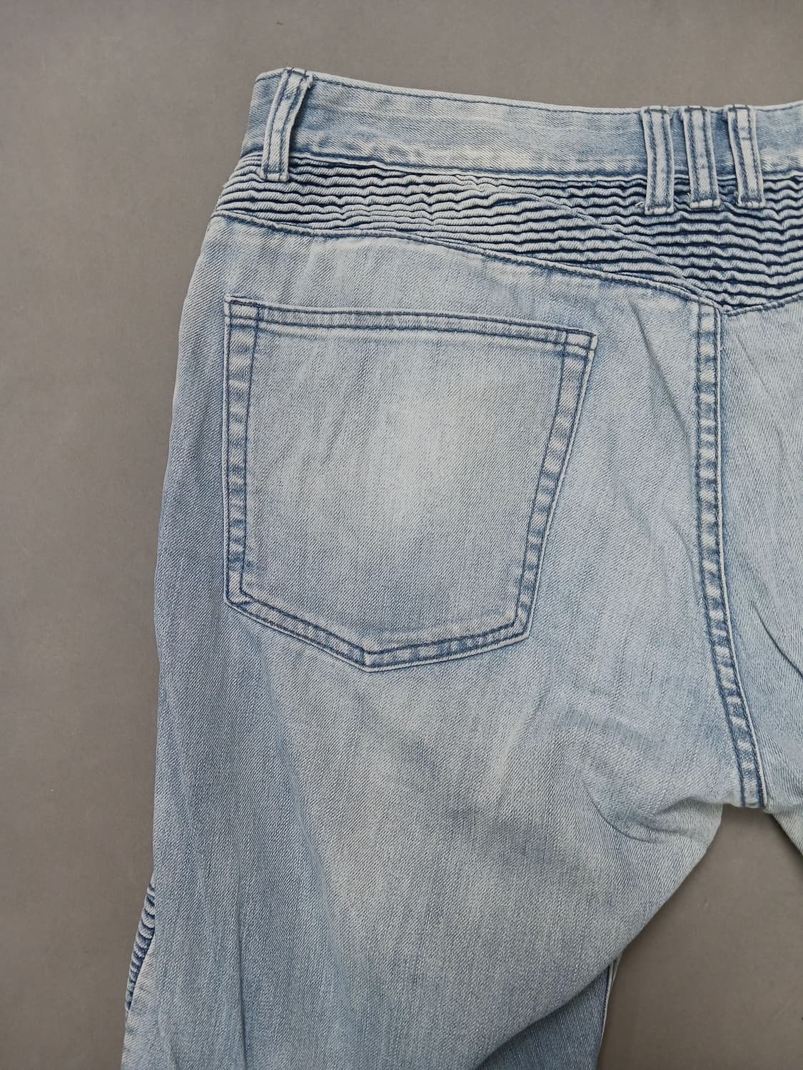 [36] 발망 연청 바이커진 청바지 상품이미지8