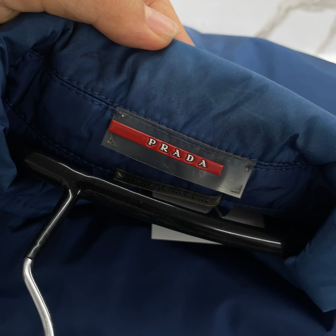 프라다 PRADA 진블루 나일론 블루종 점퍼 48 상품이미지2