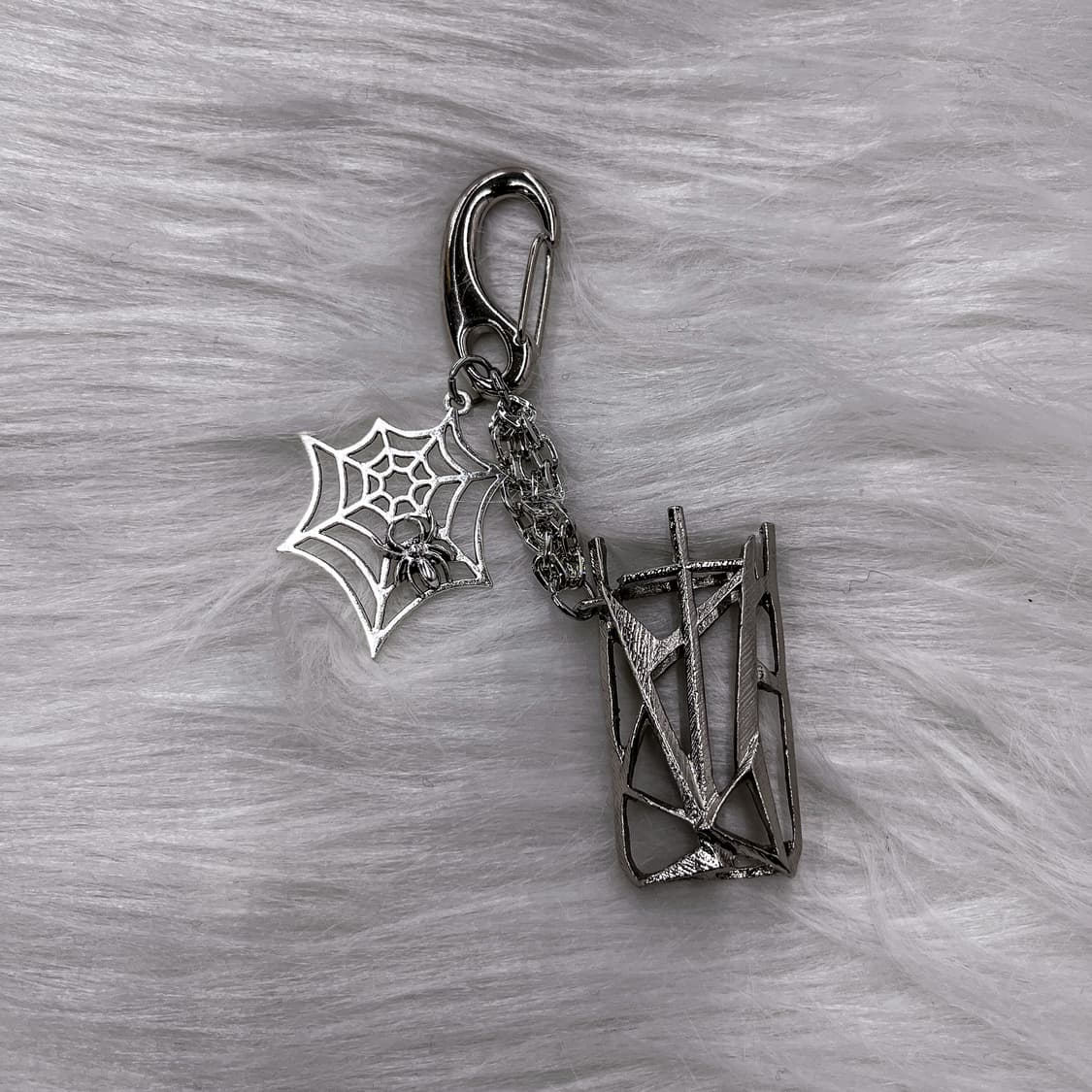 Vintage Spider Lighter Holder Keyring 상품이미지1