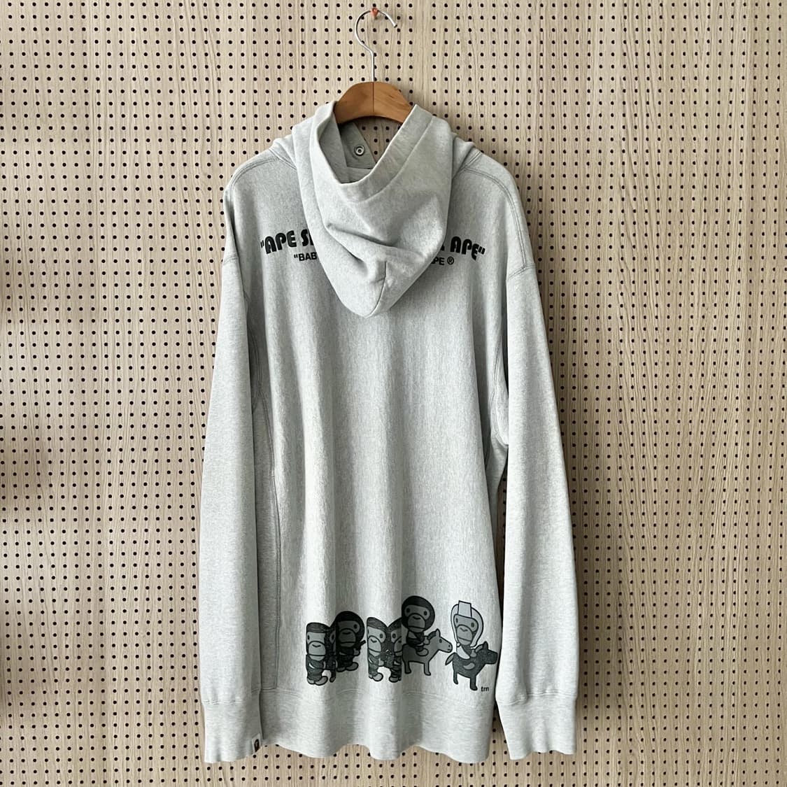 베이프 마일로 혹성탈출 패러디 후디 상품이미지5