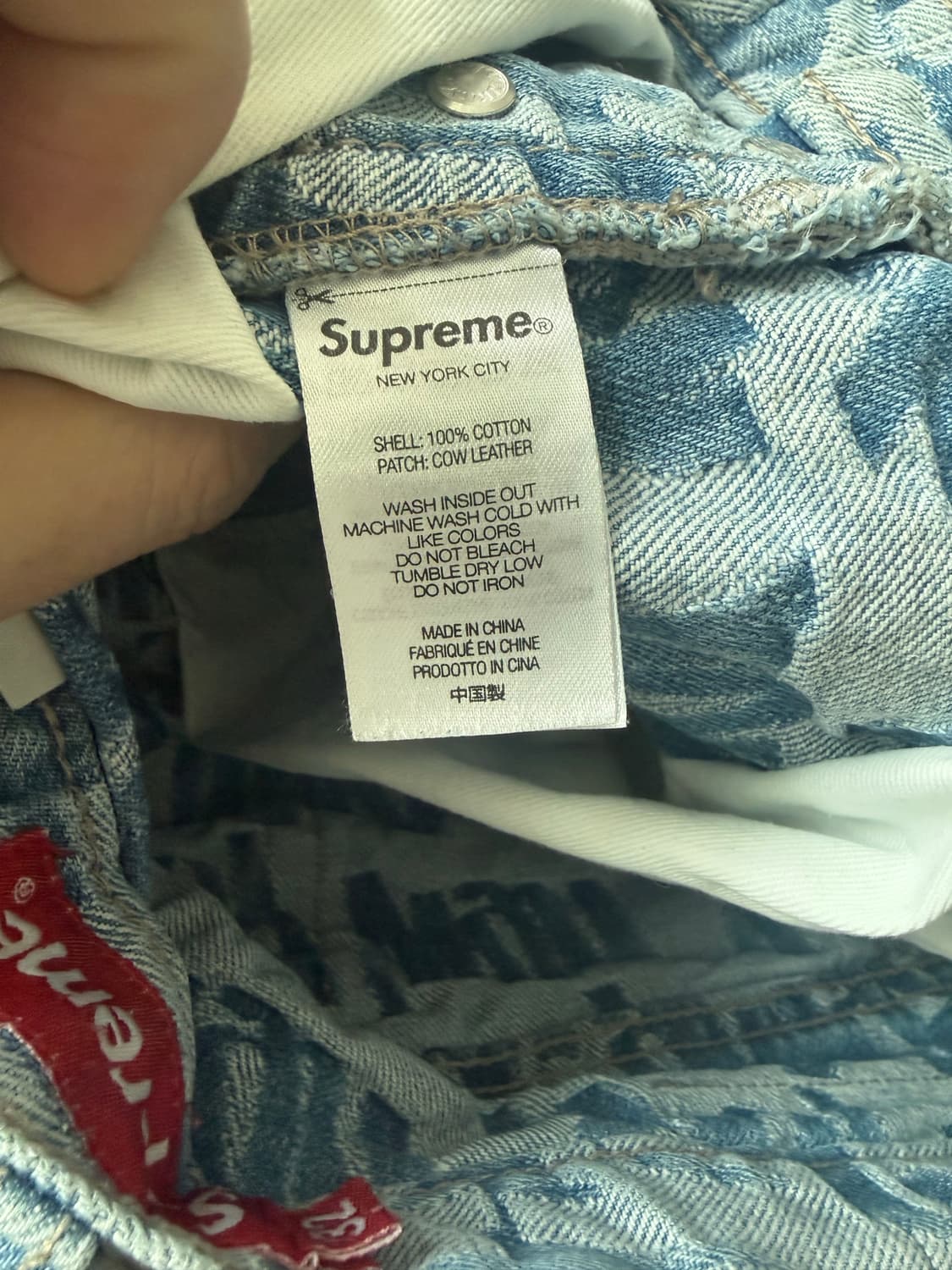 슈프림 팻 팁 레귤러진 32사이즈 판매합니다. 상품이미지3