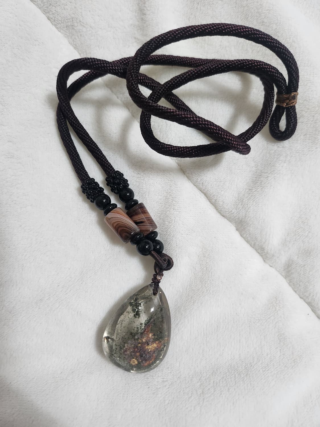 레테 빈티지 수정 목걸이 상품이미지3