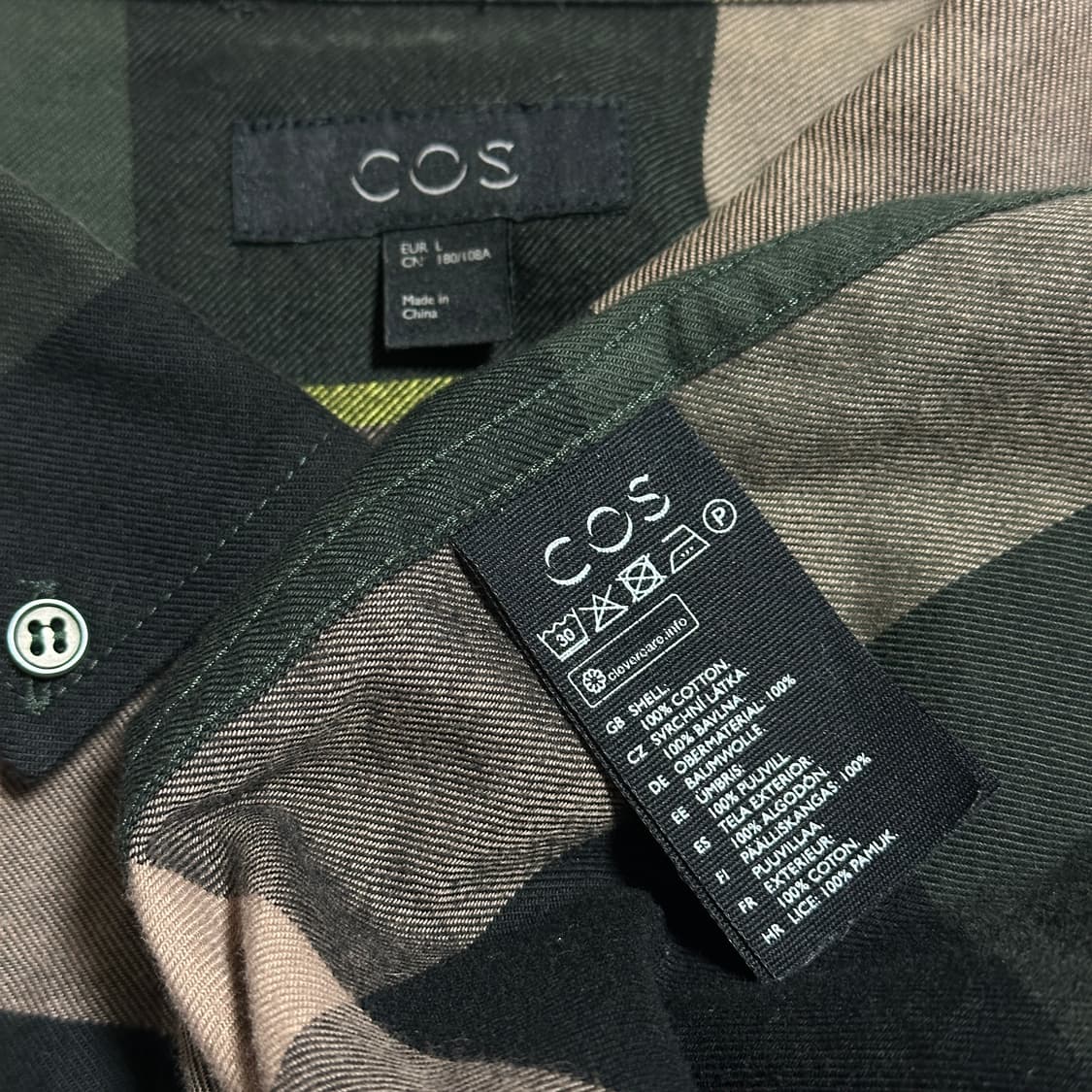 코스 체크 셔츠 상품이미지6