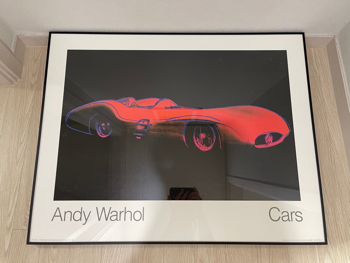 메르세데스 벤츠 x 앤디워홀 아트 포스터 AD1986 W 196 R 상품이미지1