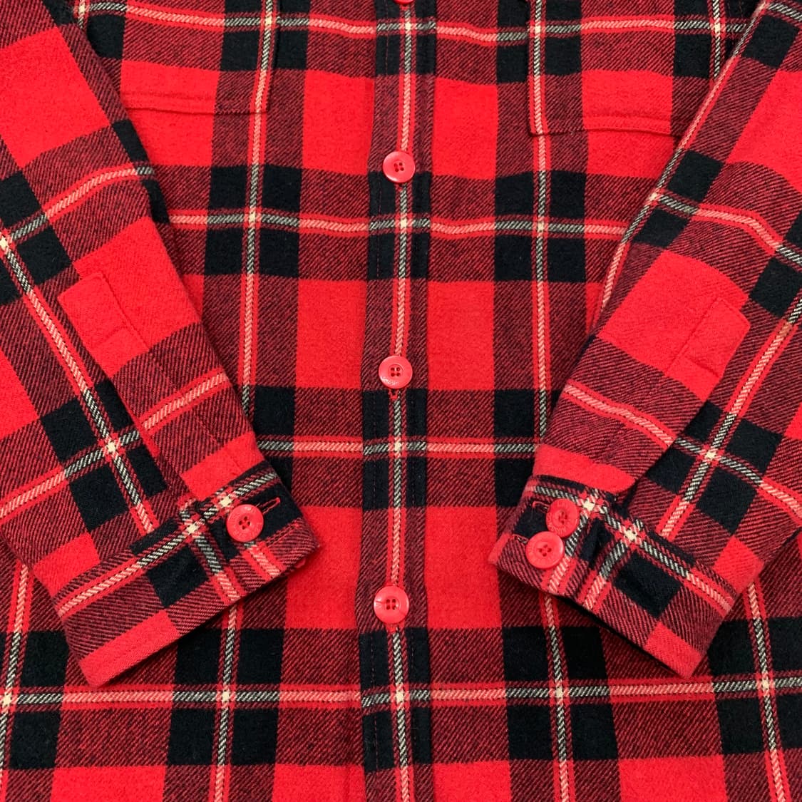 리바이스 오버핏 플란넬 셔츠 자켓 (XL) 상품이미지5