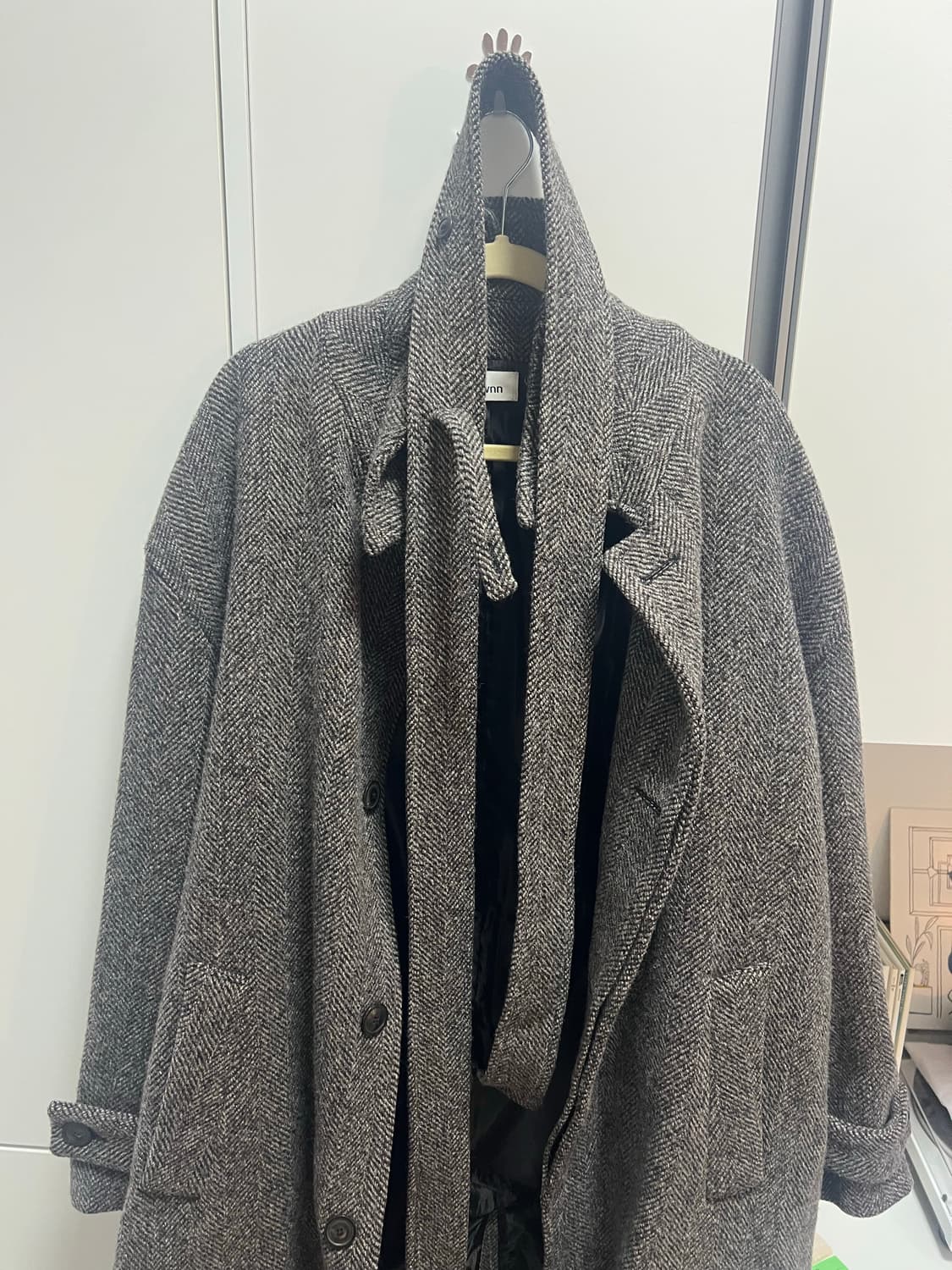 로운 (lownn) 벨티드 맥 오버 코트 상품이미지4