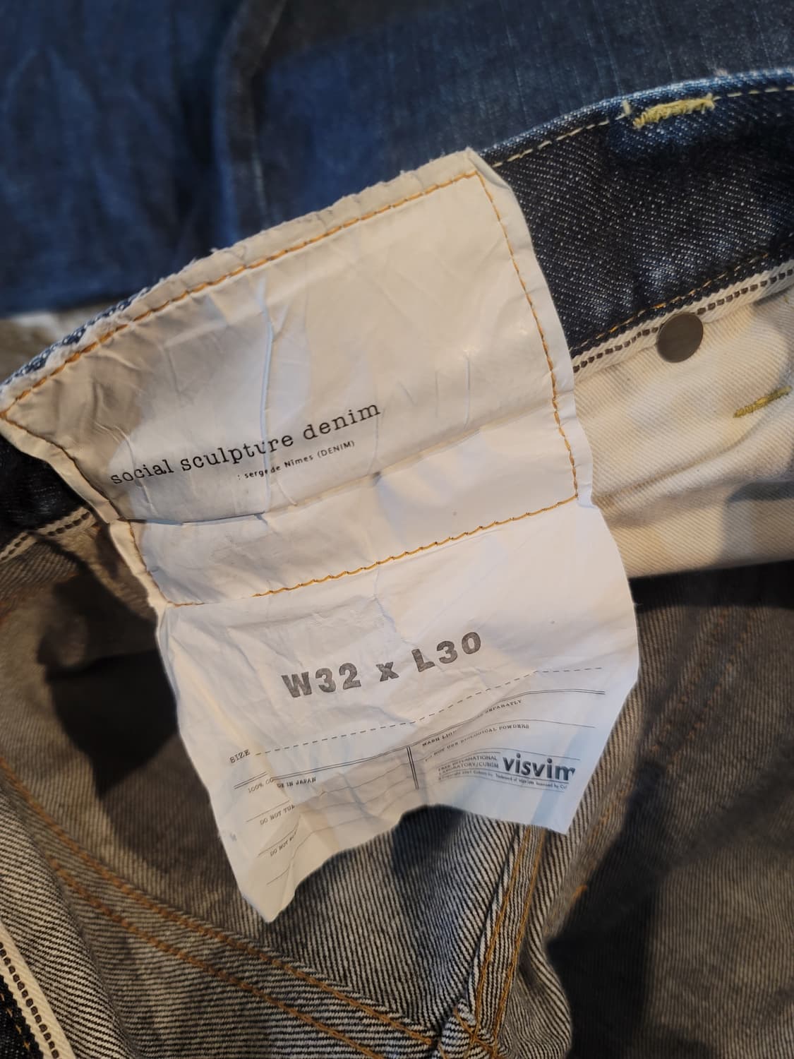 비즈빔 셀비지 데님팬츠  상품이미지4
