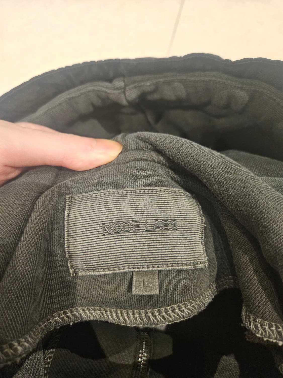 노드랩스 DEV:7 GARMENT DYE DOUBLE HOODIE ZIP 상품이미지3