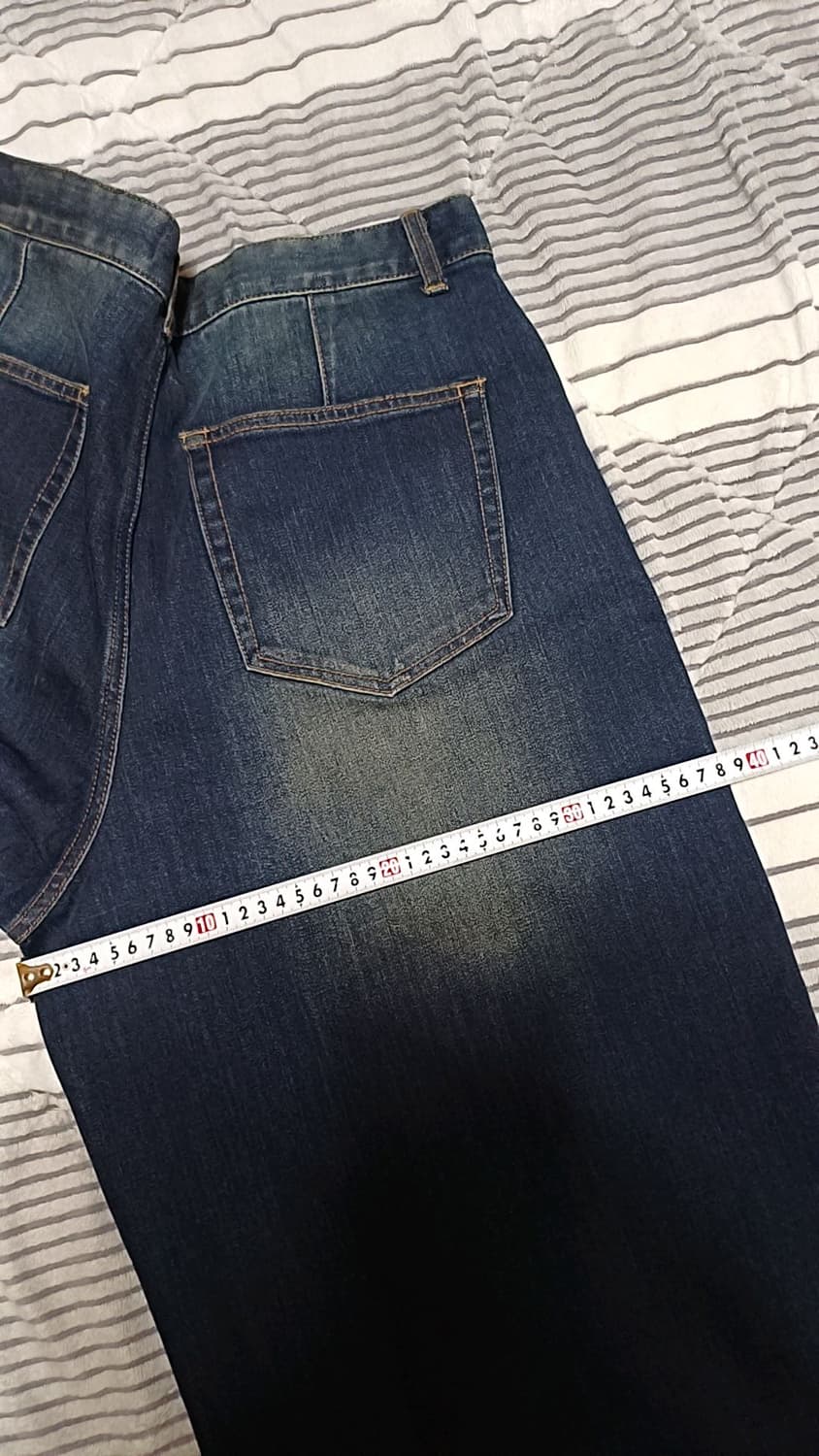 무신사 미사용 벌룬데님팬츠 33인치 기장112 상품이미지9