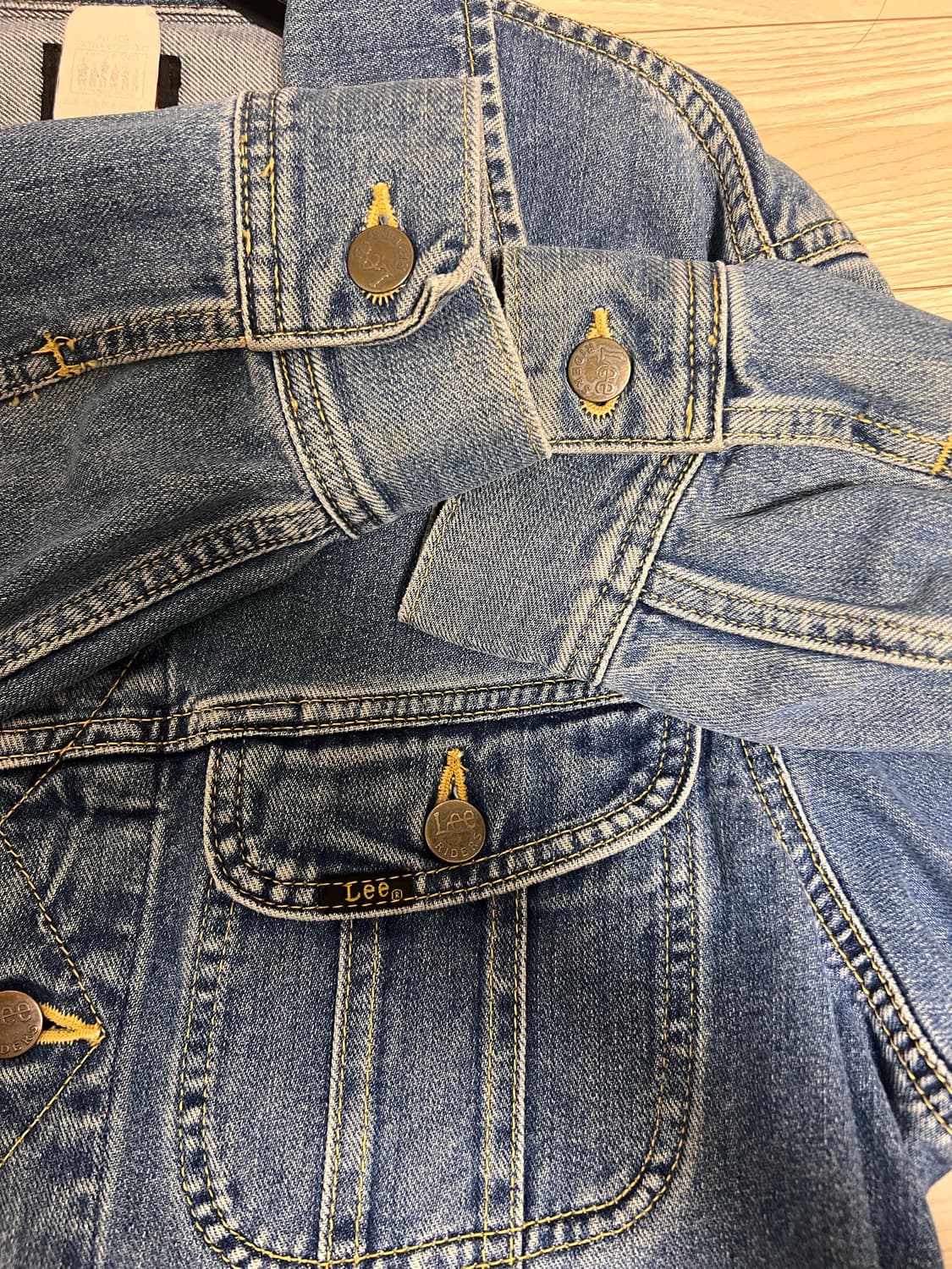 Lee 101j 스타일 빈티지 데님 자켓 0411 상품이미지6