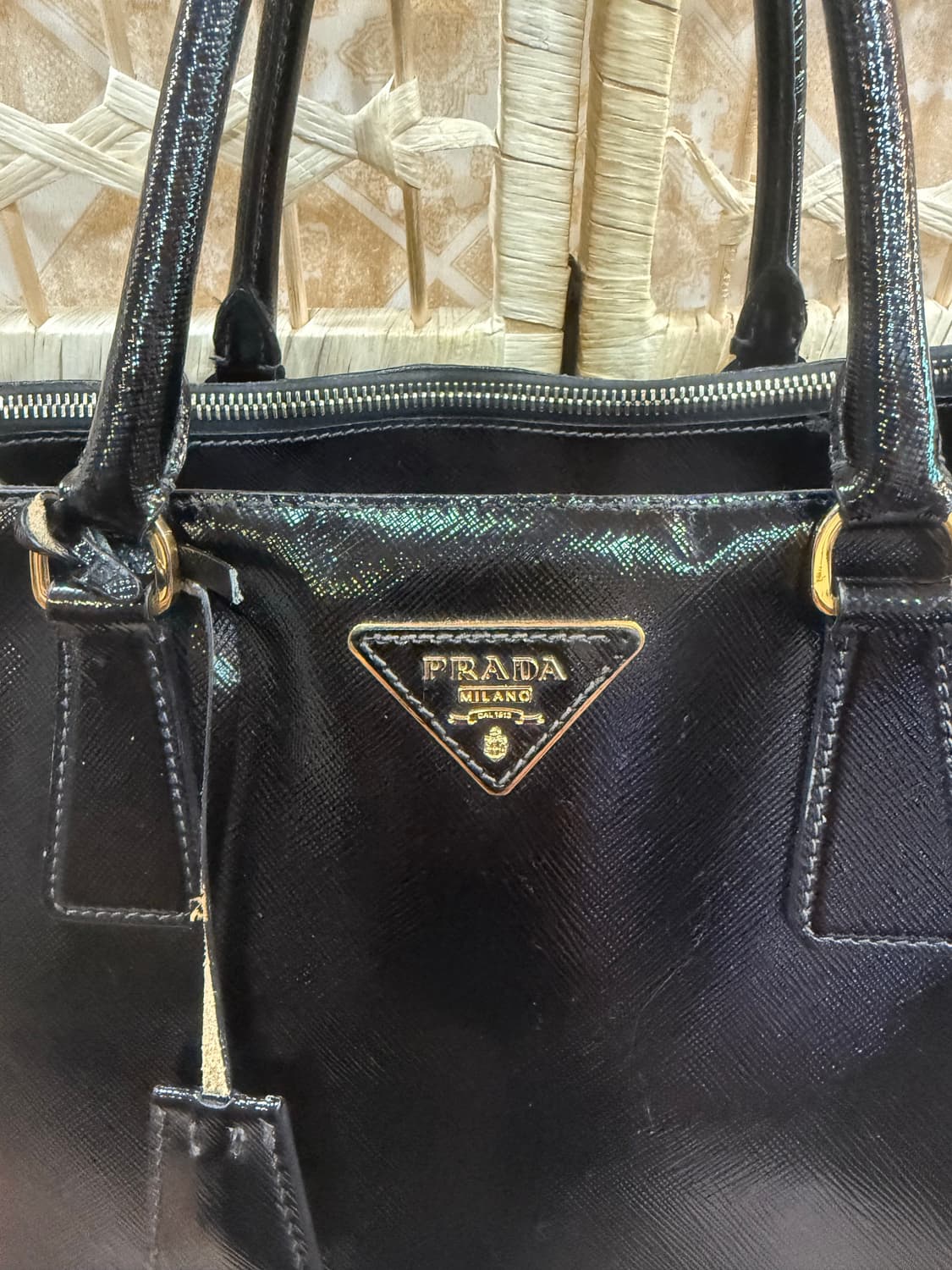 정품 프라다 사피아노 2way백 팝니다 상품이미지2