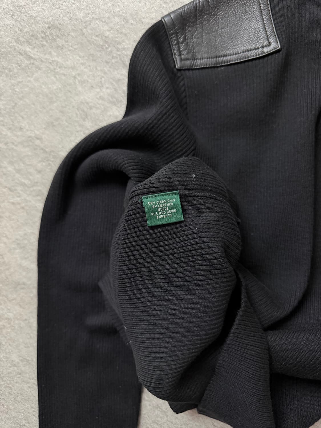 로렌진스 레더패치 니트 상품이미지6