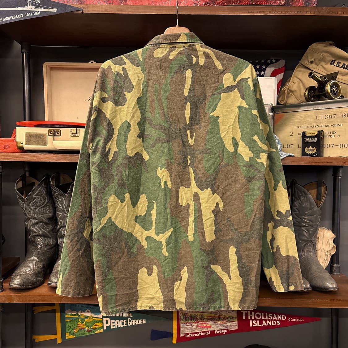 80s Neet.Inc 우드랜드 카모 아웃도어 헌팅자켓 N1138 상품이미지2