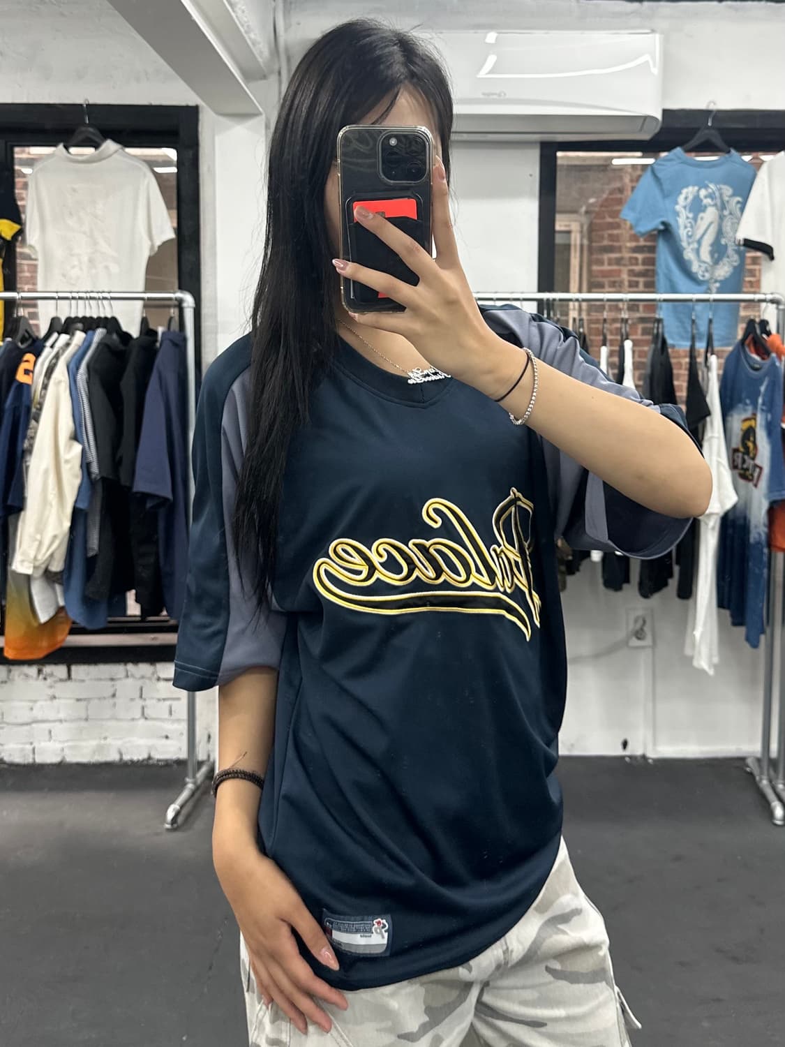 팔라스 스크립트 네이비 져지 상품이미지3