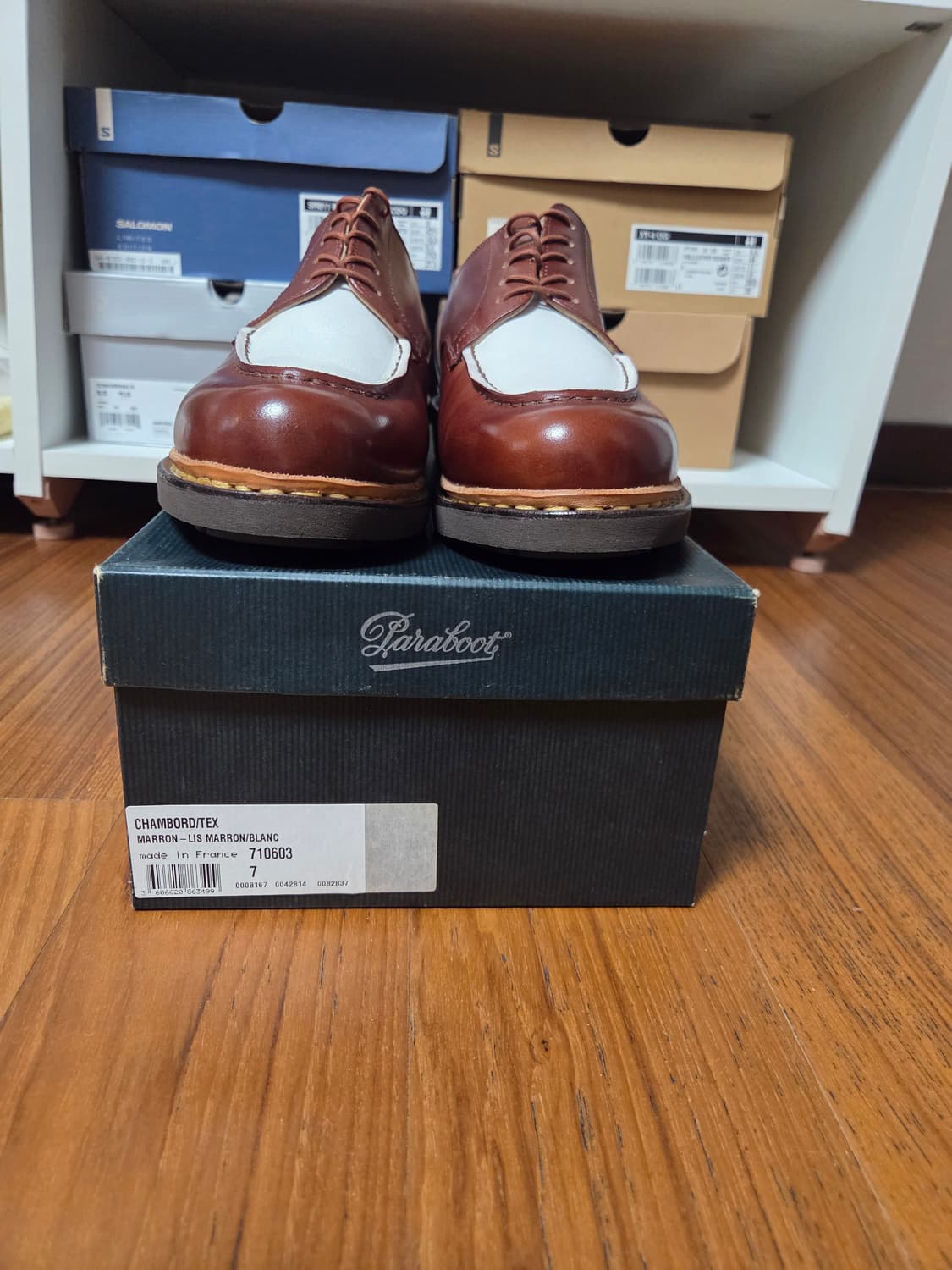 파라부트 샴보드 오크브라운 화이트 투톤  상품이미지1