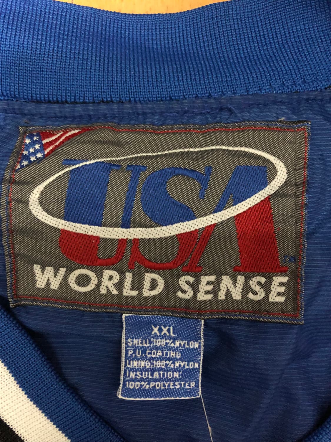 USA 월드센스 NBA 올랜도 매직 웜업 바람막이 XXL 상품이미지4