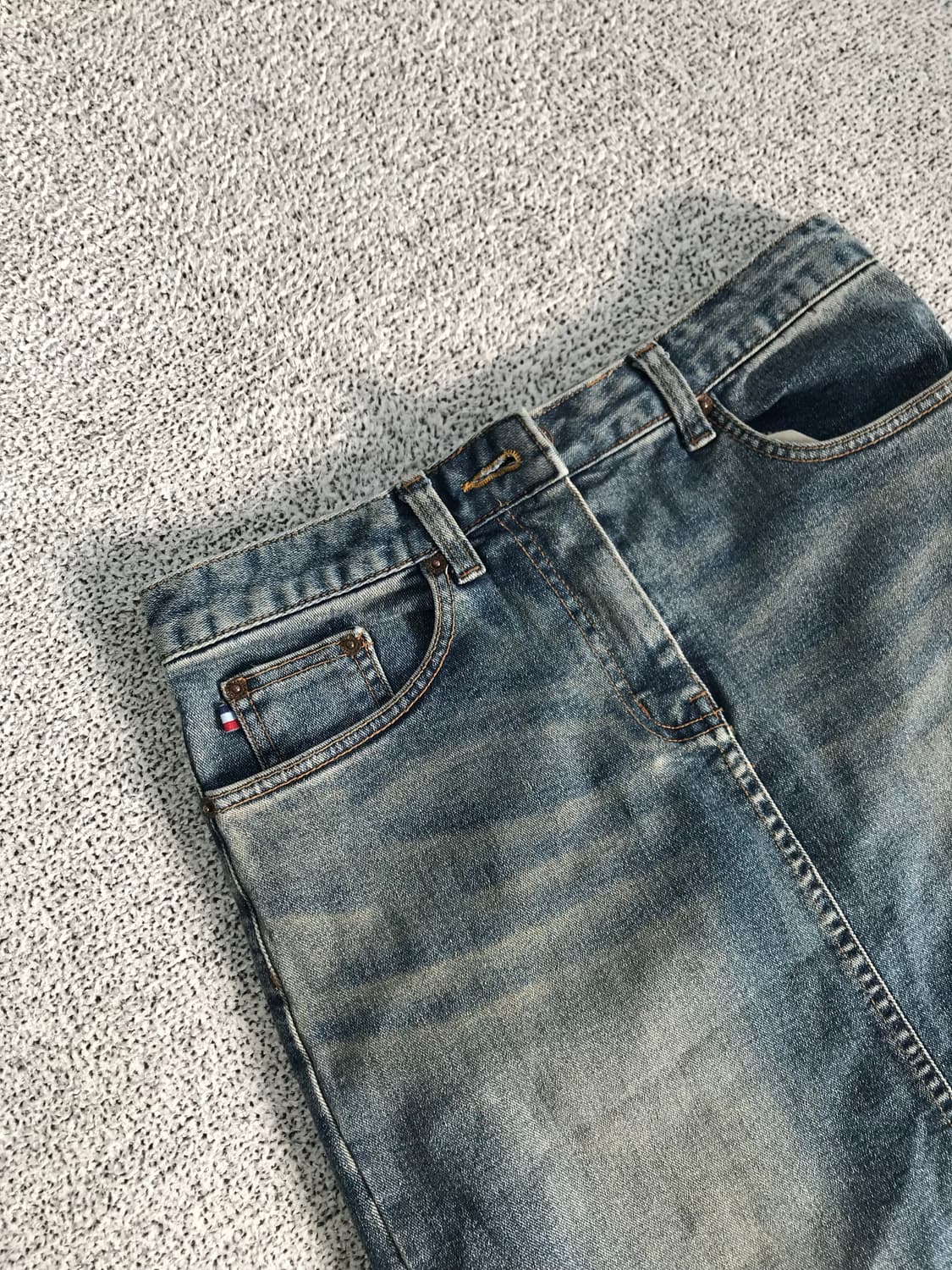 머메이드 데님 롱 스커트 상품이미지7