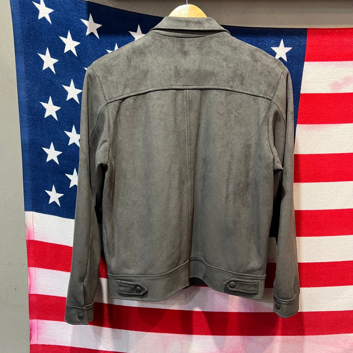 K.TWO HOLLIS 그레이 스웨이드 자켓 상품이미지2