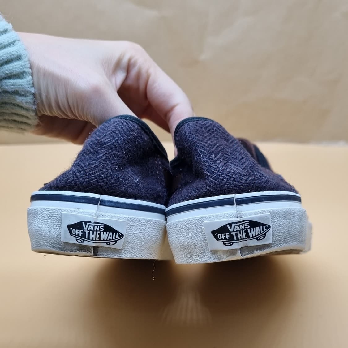 반스 블랙볼 패브릭브라운 스니커즈260. 상품이미지4